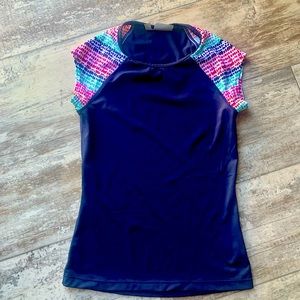 Athleta Xzavier UPF 50 rash guard nwot